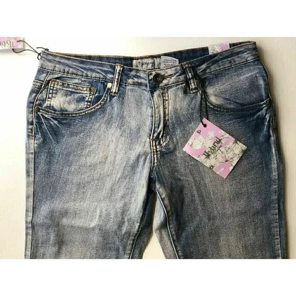 Hybrid & Company Teens blue Denim Skinny Jeans 11 - Picture 3 of 8